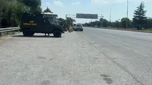 Moloz dökme gerginliği eskişehir'de kovalamacayla bitti