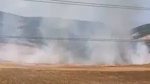 İnegöl'de tarlalık alanı ateşe veren 16 yaşındaki şüpheli yakalandı