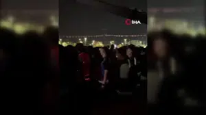Semicenk konserinde beklenmedik gerginlik: Kavga anları kaydedildi