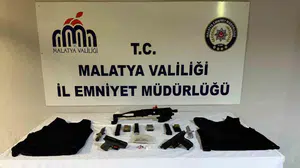 Malatya'da operasyon: 4 kişi yakalandı, suç aletleri ele geçirildi