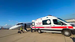 Kırklareli'nde başarılı sağlık koordinasyonu: Ağır yaralı hasta hava ambulansıyla Ankara'ya ulaştırıldı