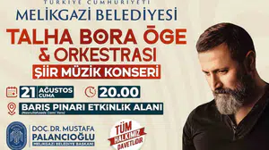 Melikgazi'de sanat dolu bir geceye hazırlık: Şiir ve türkü konseri geliyor