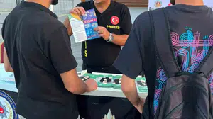 Elazığ gastronomi festivalinde güvenlik bilgilendirmesi yapıldı