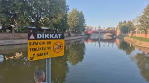 Porsuk Çayı'nda yaşanan olayda bir adam suya itildi: Vatandaşlar müdahale etti