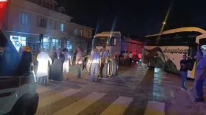 Malatya'da iki otomobilin çarpışması sonucu 1 kişi yaralandı