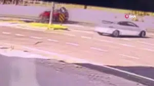 Çorlu'da ters yönden çıkan araçla kaza: 2 yaralı