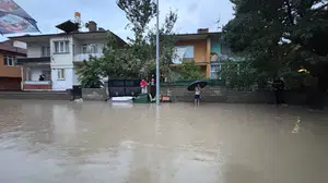 Erzincan'da sağanak yağış sonrası günlük yaşam zorlaştı