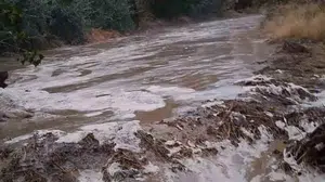 Kuvvetli yağış Çorum’un Boğazkale ilçesinde hayatı olumsuz etkiledi