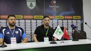 Bandırmaspor teknik direktörü ertuğrul arslan: pozisyonsuz bir maç geçirdik