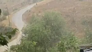 Elazığ'da gök gürültülü sağanak yağış etkisini sürdürüyor