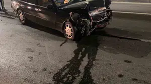 Eskişehir'deki otomobil kazasında bir kişi yaralandı