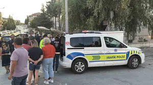 Edirne'de motosiklet kazası: İki yaralı hastaneye kaldırıldı