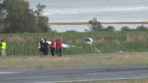 Çatalca'da eğitim uçağı pistten çıktı: Pilot öğrenci hastaneye kaldırıldı