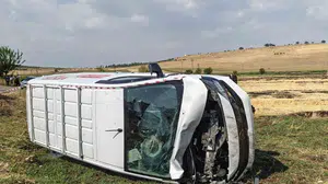 Kahramanmaraş'ta minibüs ile motosiklet çarpıştı: Bir kişi hayatını kaybetti