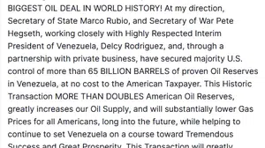 Trump, Venezuela ile petrol anlaşmasına imza attı: Benzin fiyatları düşecek