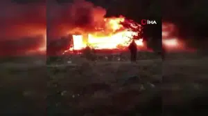 Amasya'da tek katlı ahşap ev yangında kullanılamaz hale geldi