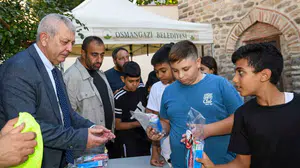 Osmangazi'de çocukların yüzlerini güldüren anlamlı buluşma