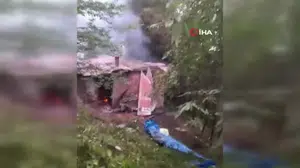 Ordu'da patlayan tüp evi alevlere boğdu: 3 kişiyi hastaneye kaldırdılar