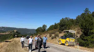 Değirmendere köyü yolunda bakım çalışmaları hız kazanıyor