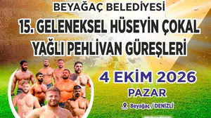 Beyağaç'ta yağlı güreş heyecanı 4 Ekim'de 15. kez başlıyor