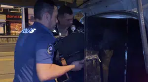 Kayseri'de tramvayı kaçıran anne ve engelli oğluna polis devreye girdi