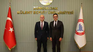 Başsavcı Kapağan, rektör Ulusoy'a tebrik ziyaretinde bulundu