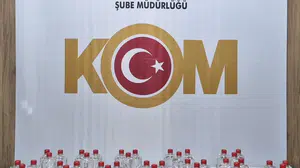 Samsun'da düzenlenen operasyonda 51 litre kaçak alkol ele geçirildi