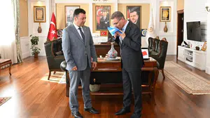 Türkmeneli heyeti Erzurum valisini ziyaret etti
