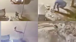 Mersin'de kavga eden kişiye araçla çarpıp çukura uçtu