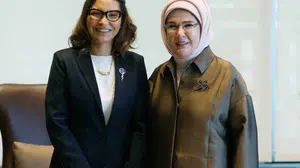 Emine Erdoğan, Brezilya Devlet Başkanı’nın eşi ile buluştu