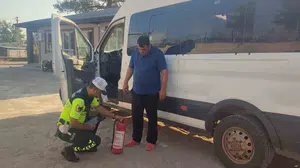Kilis'te okul servis araçlarına yönelik kapsamlı denetim yapıldı