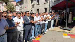 Zonguldak'ta yardım gönüllüsü tuncay çil, son yolculuğuna uğurlandı