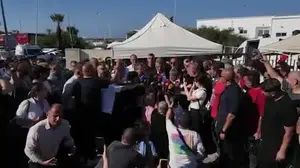 KKTC Cumhurbaşkanı Erhürman, batık gemi olduğu değerlendirilen cismi 550 metrede tespit ettiklerini açıkladı
