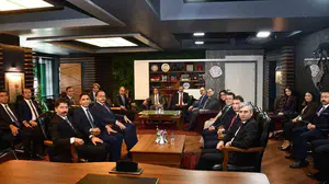 Eskişehir adliyesine yapılan ziyarette yargı mensuplarıyla istişareler yapıldı