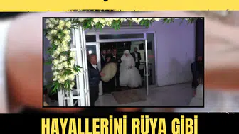 14 yıl önce kaçarak evlendiler... Hayallerini rüya gibi düğünle taçlandırdılar!