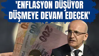 Bakan Şimşek: 'Enflasyon düşüyor, düşmeye devam edecek'