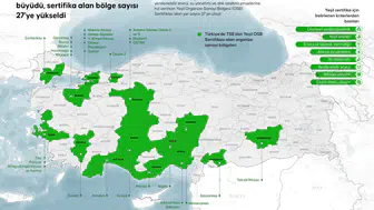 Türkiye’nin yeşil dönüşüm hamlesi: Yeşil OSB’ler 27 bölgeye yükseldi