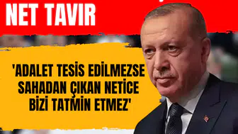 Erdoğan'dan bahis soruşturmasına net tavır: 'Adalet tesis edilmezse sahadan çıkan netice bizi tatmin etmez'
