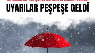 Meteoroloji’den şok uyarı: 22 şehirde karla karışık yağmur ve sel riski