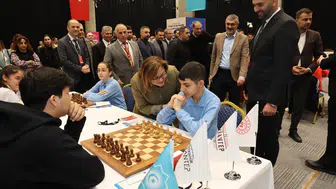 Satranç dünyası Gaziantep’te toplandı! tarihi organizasyon 6 ülke 2 şampiyona...