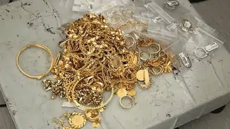 Gurbetçi ailenin aracından 603 gram kaçak altın çıktı