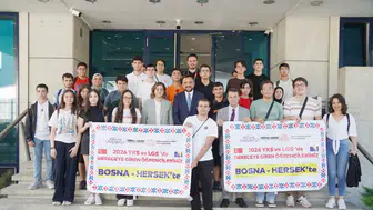 Gaziantep'in şampiyon öğrencileri Bosna Hersek dönüşü Fatma Şahin ile buluştu