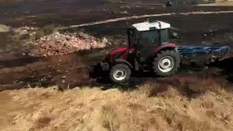 Yozgat'ta anız yangını: 300 dönüm arazi kül oldu