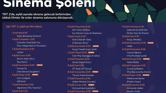 TRT 2 eylül ayında dünyadan prestijli filmleri ekrana getiriyor