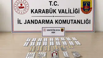 Karabük'te uyuşturucu operasyonu: Sentetik hap ve amfetamin emdirilmiş peçete ele geçirildi