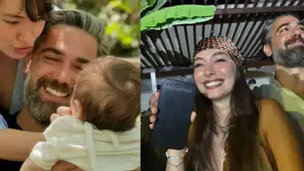 Ekranlardan uzaklaşan Neslihan Atagül'ün aile saadeti mavi turda
