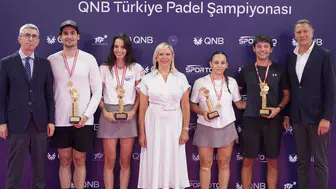 Türkiye'nin ilk Padel Şampiyonası İstanbul'da tamamlandı