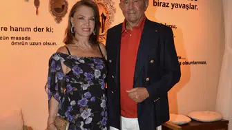 Kadriye ve Güven Olgar çifti Bodrum'da özel bir davet düzenledi