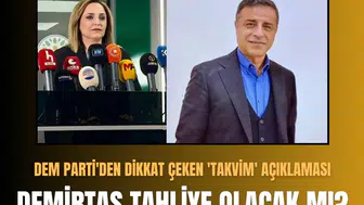 DEM Parti'den Selahattin Demirtaş'ın tahliyesine ilişkin açıklama geldi
