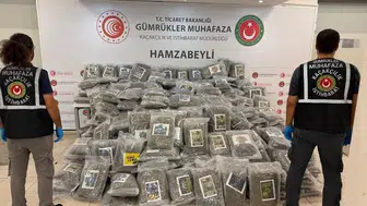 Hamzabeyli'de dev operasyon: Tonlarca uyuşturucuyu Atlas yakaladı